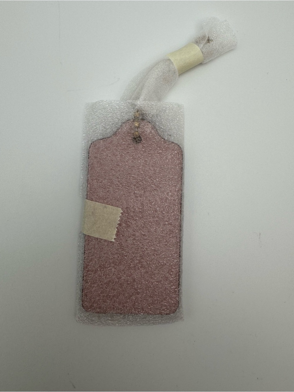 NWT Coach CBA17 Large Leather Hangtag Bag Charm Aurora Pink Hang Tag - Picture 13 of 14